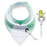 Saliva Towel Baberos Bebes Baby Bibs & Anti-drop Rope Super Absorbent Infant Cotton Bandana Dribble Bib Scarf Newborn Feeding