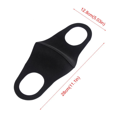 1PC Mouth Mask PM2.5 Anti Haze Black Dust Mask Nose Filter Windproof Muffle Bacteria Fabric Cloth Respirator Face Care - V.I.P Digital Presence