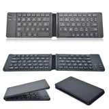 Miniteclado plegable con Bluetooth, ligero y práctico, retroiluminado, inalámbrico, para iOS, Android, Windows, iPad, tableta, portátil y ordenador.