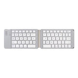 Miniteclado plegable con Bluetooth, ligero y práctico, retroiluminado, inalámbrico, para iOS, Android, Windows, iPad, tableta, portátil y ordenador.