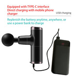 Mini Electric Massage Gun Deep Muscle Fascial Body Massager Gun Tissue Percussion Small Fitness Equipment Acid Relief Pain Relax - V.I.P Digital Presence