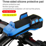 5 IN 1 Multifunction Bicycle Light USB Solar Charging Horn Phone Holder Power Bank Front Lamp For Bicycle Led Lamp Accessories - V.I.P Digital Presence