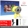 LEJIADA YG220 Mini Proyector Audio Teléfono de 3,5 mm con Pantalla Versión Actualizada Proyector Portátil de Bolsillo Lindo Reproductor de Video Regalo para Niños 