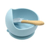 Baby Silicone Tableware Strong Sucker Water Bowl Spoon Set Children Suction Bowl Baby Food Bowl Baby Feeding Tableware