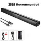 20W TV Sound Bar Wired and Wireless Bluetooth Home Surround SoundBar for PC Theater TV Speaker - V.I.P Digital Presence