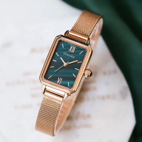 Senors Japan Quartz Movement High Quality  Waterproof Ladies watch Women Stainless Steel Mesh Rose Gold - V.I.P Digital Presence