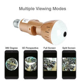 200W  Camera Bulb Lamp light Wireless 2MP HD 360 Degrees Panoramic Light Home Cctv Security Video Surveillance Wifi  Camera - V.I.P Digital Presence