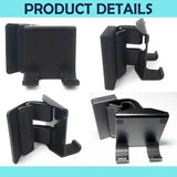 Soporte lateral para teléfono con pantalla para portátil, soporte ajustable para teléfono
