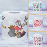 Christmas Pattern Printing Roll Toilet Paper Household  Tissue Bathroom Web Q0KD - V.I.P Digital Presence