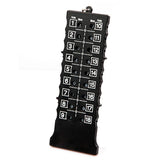 18 Holes Golf Stroke Counters Outdoor Golf Stroke Putt Score Card Score Counter With Key Chain Black - V.I.P Digital Presence