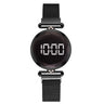 Luxury Digital Magnet Watches For Women Rose Gold Stainless Steel Dress LED Quartz Watch Female Clock Relogio Feminino Drop Ship - V.I.P Digital Presence