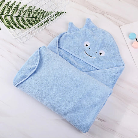 Baby Poncho Bath Towel  Toalla Velvet 90*90cm Fleece Hood Infant Towels Blanket Newborn Baby Hooded Towel Infant Babies Spa - V.I.P Digital Presence