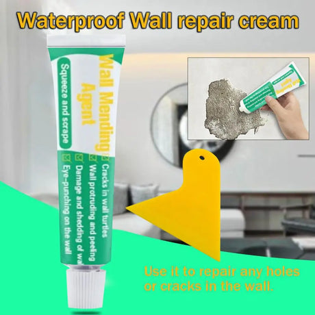 Wall Mending Agent Wall Repair Cream Wall Crack Nail Repair Agent Walls Peeling Graffiti Gap Repair paste With scraper #1226 - V.I.P Digital Presence