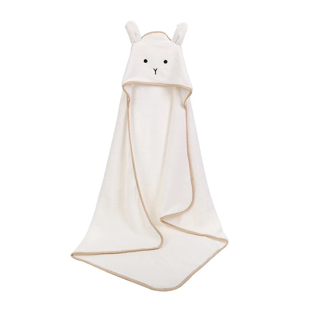 Baby Poncho Bath Towel  Toalla Velvet 90*90cm Fleece Hood Infant Towels Blanket Newborn Baby Hooded Towel Infant Babies Spa - V.I.P Digital Presence