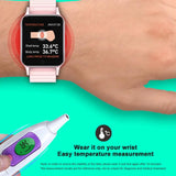 Body Temperature Smart Watch T96 Heart Rate Blood Pressure Fitness Tracker Bluetooth Smart Bracelet - V.I.P Digital Presence