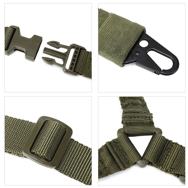 Tactical One Point Gun Sling Military Strap Airsoft Rifle Slings Paintball Shooting Hunting Accessories Single Point Gun Rope - V.I.P Digital Presence