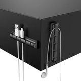 Organizador de cables de escritorio, cable de datos, hebilla fija, dispositivo de carga USB, enrollador de cables, concentrador de cables para auriculares