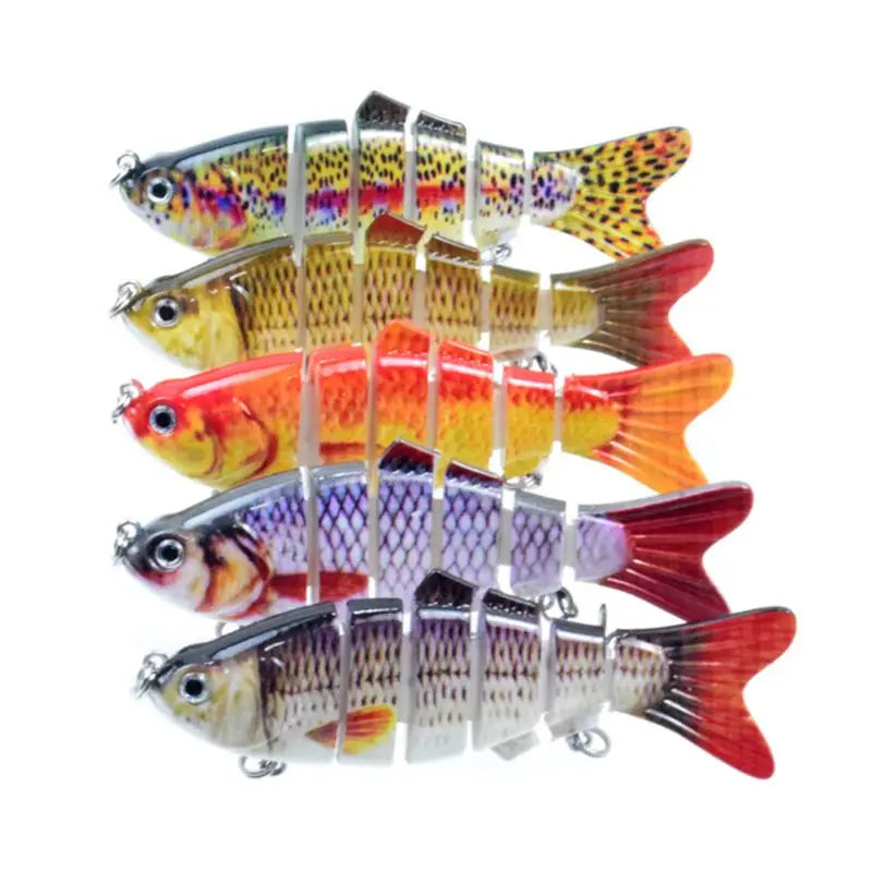 10cm 16.5g Multi-section Lure With Ring Beads Simulation Luya Multi-section Lure Submerged Bionic 6-section Lure - V.I.P Digital Presence
