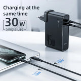 Baseus GaN Power Bank Charger 10000mAh 45W USB C PD Fast Charging 2 in 1 Charger & Battery as One ForiP 11 Pro Laptop ForXiaomi - V.I.P Digital Presence