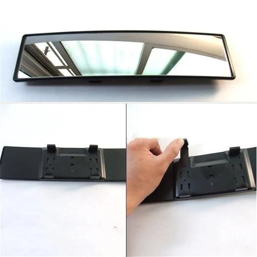 CARPRIE Car Mirror 1PC 300mm Wide Curve Inner Clip On Rear View Rearview Mirror Universal Car Truck - V.I.P Digital Presence