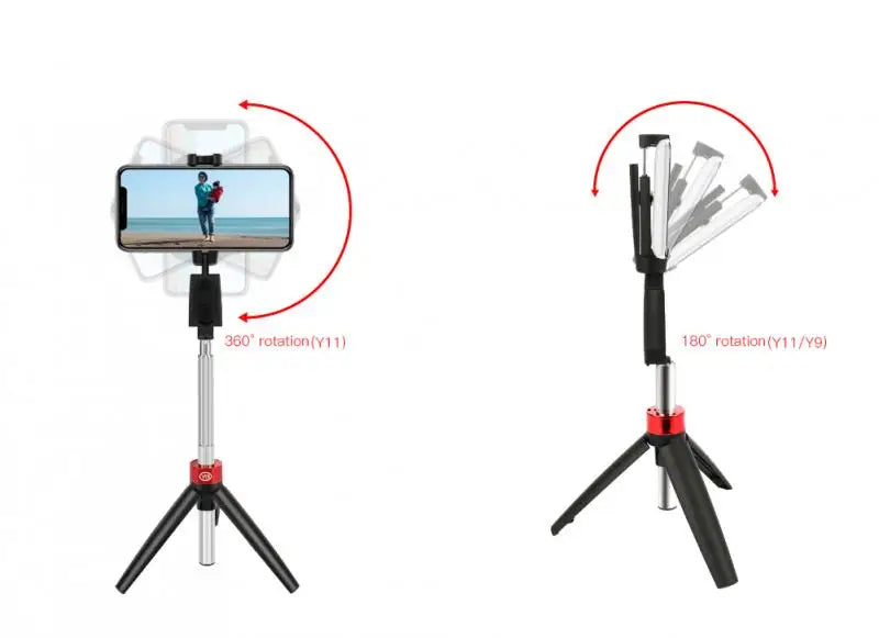 Trípode plegable para selfies inalámbrico con Bluetooth 3 en 1