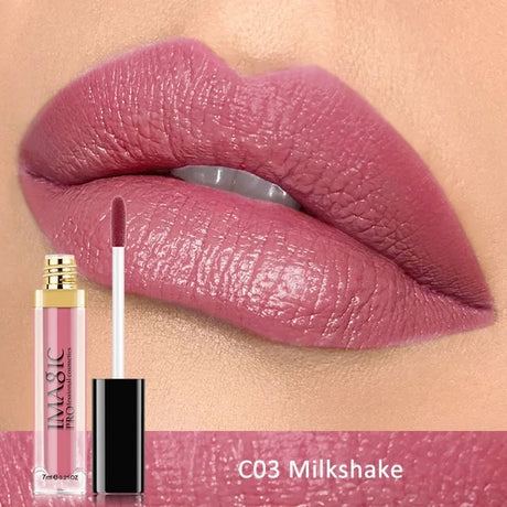 IMAGIC Waterproof Lip Gloss Matte Liquid Lipstick Matte Lipstick Lipkit Cosmetics Makeup Nude 12color - V.I.P Digital Presence