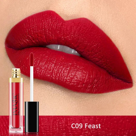 IMAGIC Waterproof Lip Gloss Matte Liquid Lipstick Matte Lipstick Lipkit Cosmetics Makeup Nude 12color - V.I.P Digital Presence