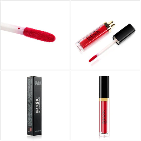 IMAGIC Waterproof Lip Gloss Matte Liquid Lipstick Matte Lipstick Lipkit Cosmetics Makeup Nude 12color - V.I.P Digital Presence