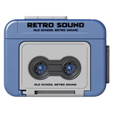 RetroVibe Cassette Keychain