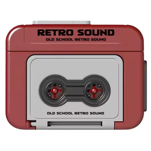 RetroVibe Cassette Keychain