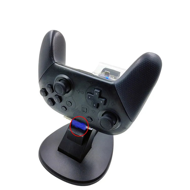 LED Light Indicator Dual USB Controller Charger Charging Dock Station Stand Cradle for Nintend Switch Pro Controller NS Gamepad - V.I.P Digital Presence