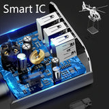 LED Display 3 USB Charger, Baseus Mobile Phone USB Charger Fast Charging Wall Charger For iPhone Samsung Xiaomi 3.4A Max Charger - V.I.P Digital Presence