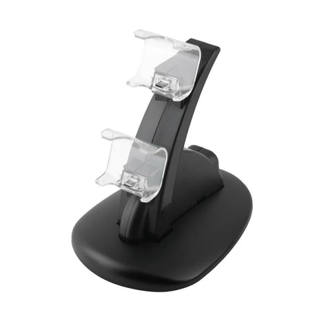 LED Dual USB Charging Charger Dock Stand Cradle Docking Station for Sony Playstation 4 PS4 Game Gaming Console Controller - V.I.P Digital Presence