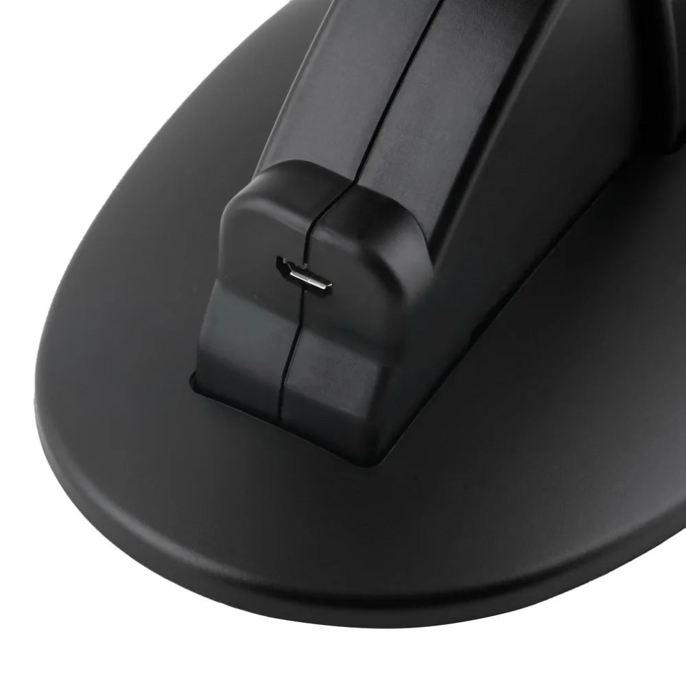 LED Dual USB Charging Charger Dock Stand Cradle Docking Station for Sony Playstation 4 PS4 Game Gaming Console Controller - V.I.P Digital Presence