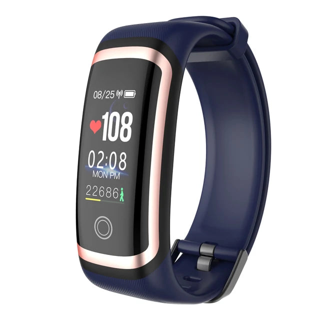 Lerbyee Fitness Tracker M4 Waterproof IP67 Blood Pressure Smart Bracelet Bluetooth Call Reminder Sport Wristband for iOS Android - V.I.P Digital Presence