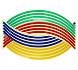 16 Pcs Strips Wheel Stickers And Decals 18 Reflective Rim Tape Bike Motorcycle Car Tape 5 Colors Car Styling - V.I.P Digital Presence