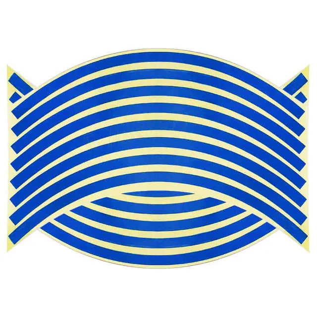 16 Pcs Strips Wheel Stickers And Decals 18 Reflective Rim Tape Bike Motorcycle Car Tape 5 Colors Car Styling - V.I.P Digital Presence