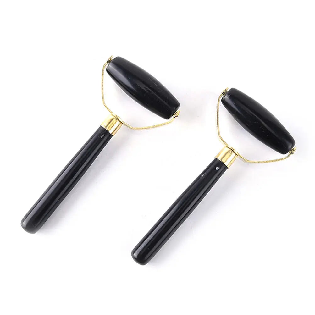 Natural Obsidian Quartz Face Massage Roller Practical Jade Facial Anti Wrinkle Body Head Portable Beauty Health Care Tools - V.I.P Digital Presence