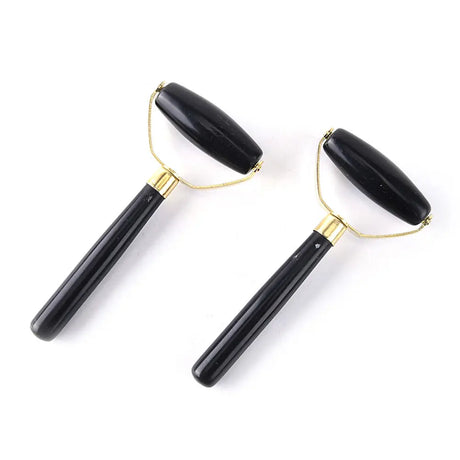 Natural Obsidian Quartz Face Massage Roller Practical Jade Facial Anti Wrinkle Body Head Portable Beauty Health Care Tools - V.I.P Digital Presence