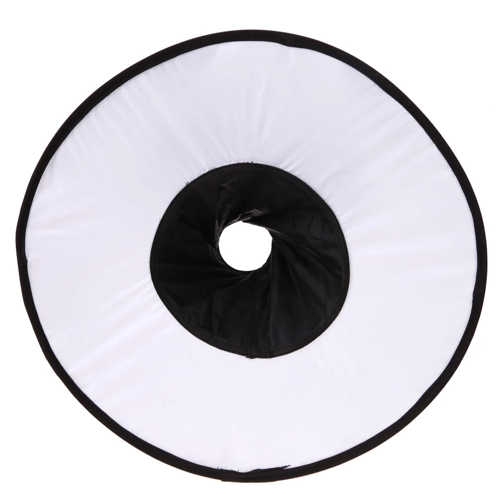 Softbox de anillo SpeedLite Softbox Flash Light 45cm Difusor plegable Anillo Speedlight Softbox 