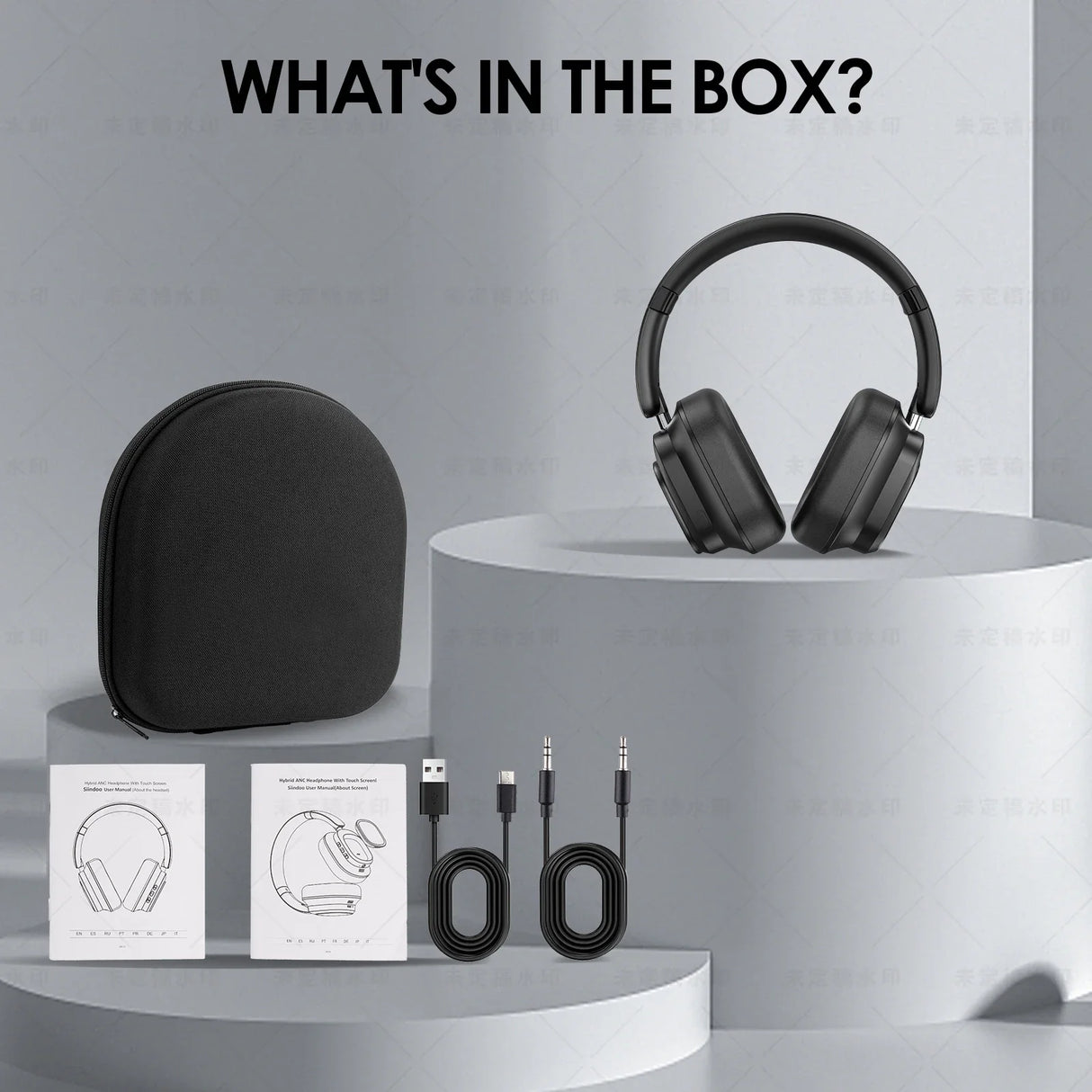 Touch Screen Noise Cancellation Eye Headphones