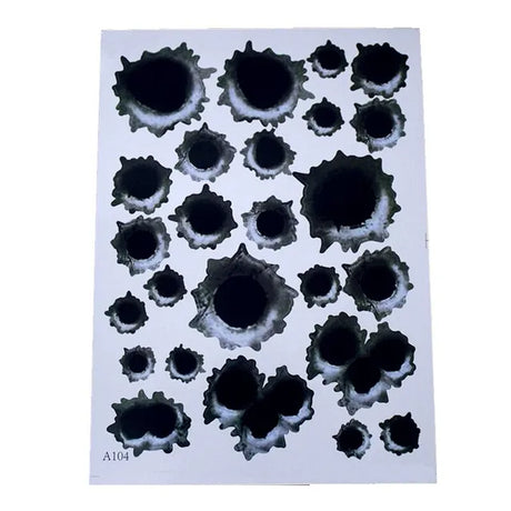1Pcs Car Stickers 3D Bullet Hole Funny Decal Car-covers Motorcycle Scratch Realistic Bullet Hole Waterproof Stickers - V.I.P Digital Presence