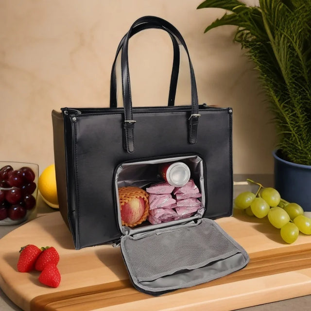 2In1 Insulated Handbag Travel Waterproof Large Capacity Women Tote Bag Picnic Lunch Box Multifunctional Outdoor Travel Bag - V.I.P Digital Presence