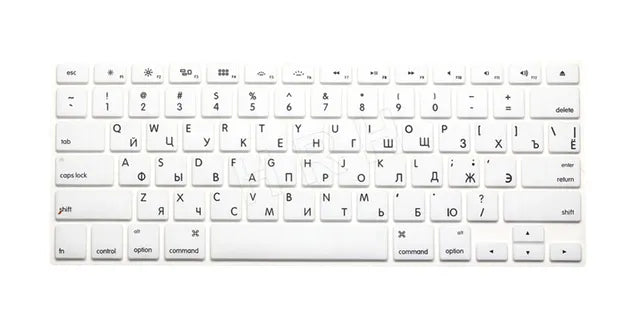 US Russian Keyboard Stickers Covers 2pcs Letters Film Protector for Macbook Air 13 Pro Retina 13 15 Laptop Skin for Mac book - V.I.P Digital Presence