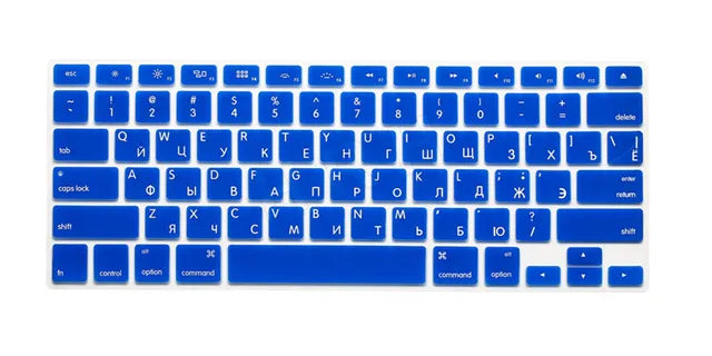US Russian Keyboard Stickers Covers 2pcs Letters Film Protector for Macbook Air 13 Pro Retina 13 15 Laptop Skin for Mac book - V.I.P Digital Presence
