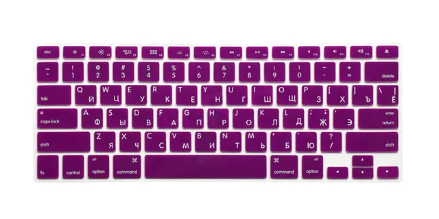 US Russian Keyboard Stickers Covers 2pcs Letters Film Protector for Macbook Air 13 Pro Retina 13 15 Laptop Skin for Mac book - V.I.P Digital Presence