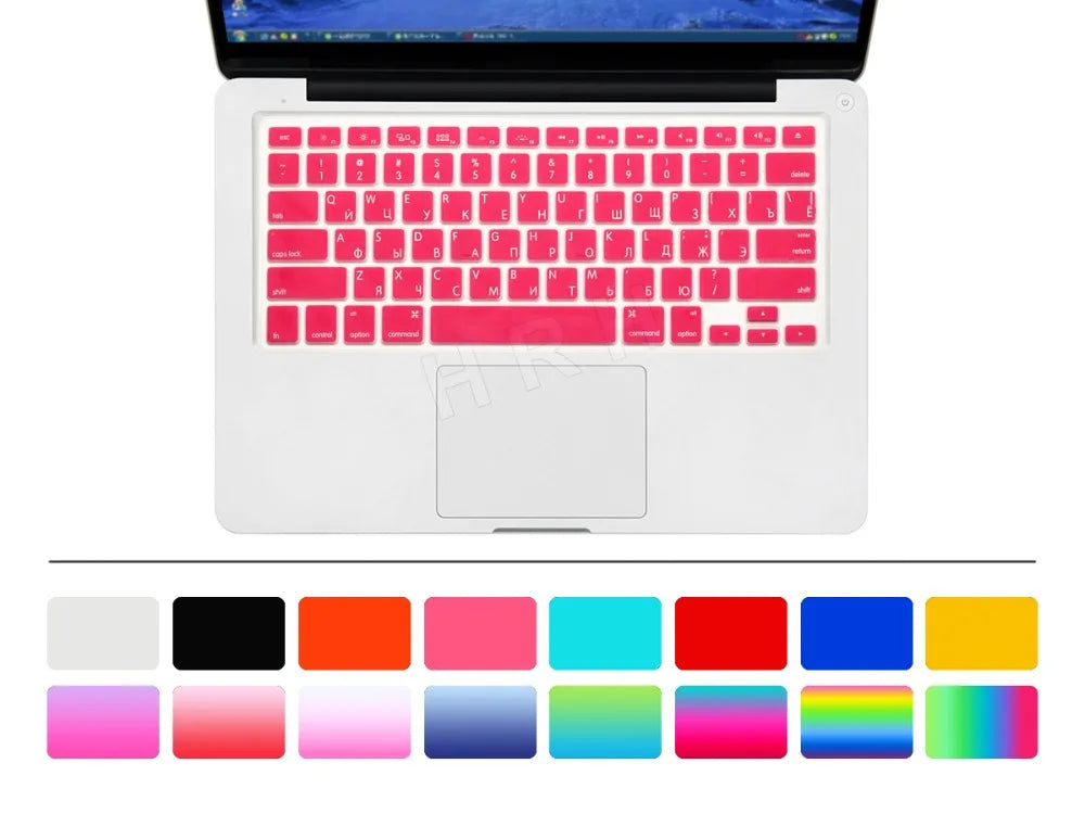 US Russian Keyboard Stickers Covers 2pcs Letters Film Protector for Macbook Air 13 Pro Retina 13 15 Laptop Skin for Mac book - V.I.P Digital Presence