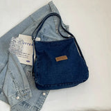 Adjustable Strap Denim Shoulder Bag - V.I.P Digital Presence