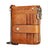 Anti-Theft Brush Double Zipper Leather Wallet Multi Card Slot Men's Wallet Crazy Horse Leather Coin Purse - V.I.P Digital Presence