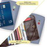 Anti-Theft Brush RFID Genuine Leather Men's Wallet Multifunctional Double Zipper Vertical Wallet Fashion Casual Coin Purse - V.I.P Digital Presence